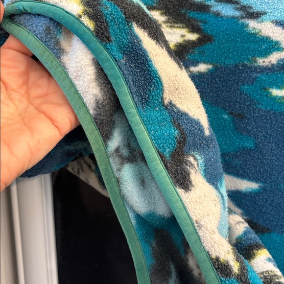 Patagonia Synchilla Trout Tales RARE Snap-T fleece Pullover sweater M - Picture 7 of 8